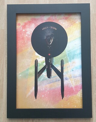 Star Trek Raumschiff Enterprise Ncc1701 Gerahmtes A3 Poster 