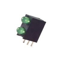 2X L-934EB/2GD Led Im GehäUse GrüN 3 Mm Anz.Dioden: 2 20Ma Linse: Diffus,GrüN Ki