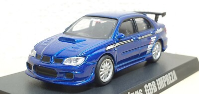 1/64 Aoshima OPTION ings GDB SUBARU IMPREZA WRX STI BLUE diecast