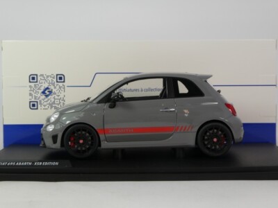 Solid Fiat 695 Abarth XSR Edition Yamaha Grey Red 2022 1/18