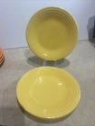 3 FIESTA LUNCHEON PLATE YELLOW 9 1/2" USA FIESTAWARE