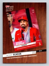 2020 Topps Series 2 ANTHONY RENDON Best of Topps Now Insert Angels #BTN-7