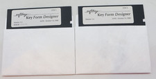 SOFTKEY Key Form Designer Version 1.3 5.25" Floppy Disks 1989 Computer Program