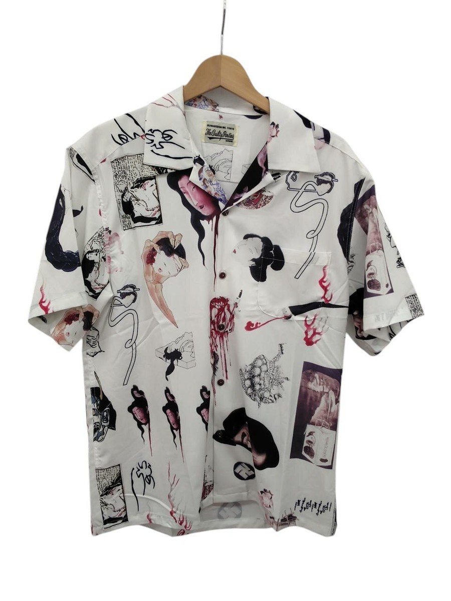 Wacko Maria Ghost Pattern Aloha Shirt Mens Short Sleeve | eBay