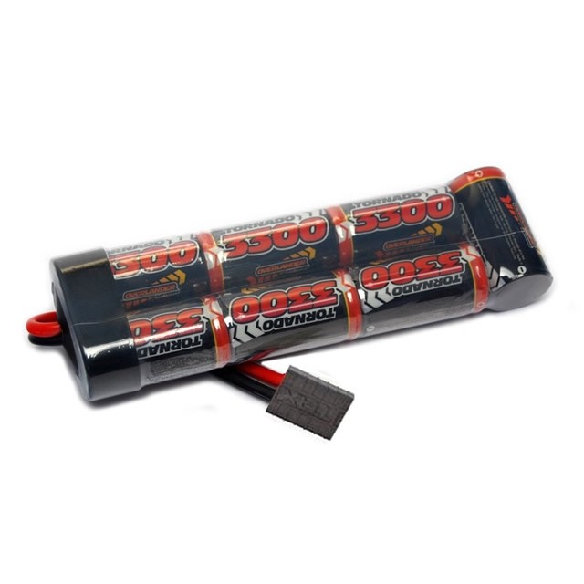 Overlander NiMh 8.4v STICK Battery Pack 3300mah 8.4v Premium Sport Traxxas Plug