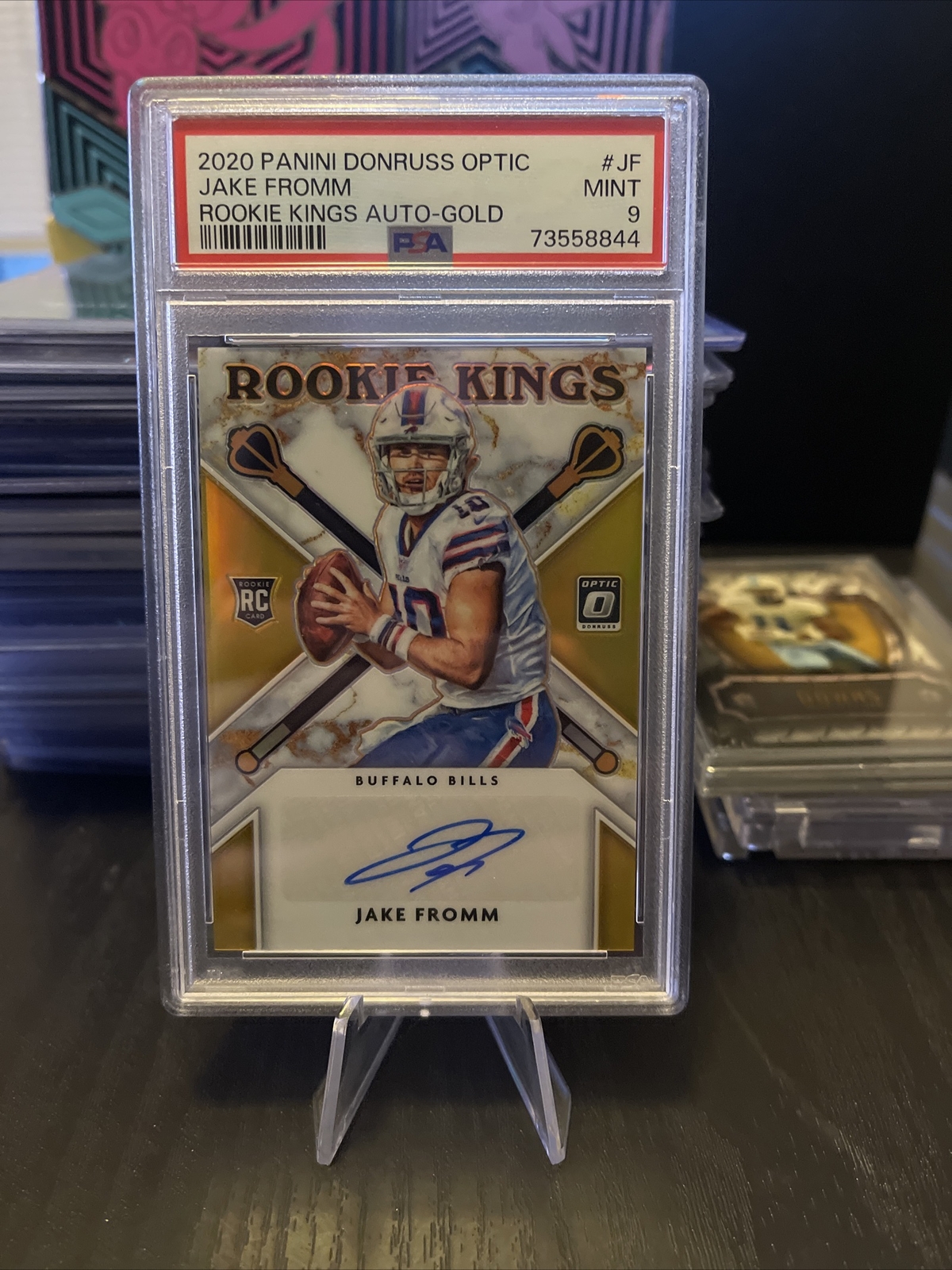 Jake Fromm Panini Donruss Optic Rookie Kings Autographs #JF Gold