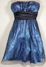 B Smart Strapless Formal / Prom Dress Size 1/2