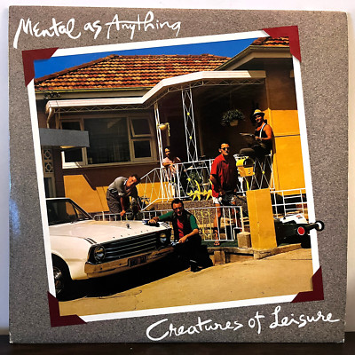 MENTAL AS ANYTHING - Creatures Of Leisure (1983) - 12'' Vinyl Record LP - EX