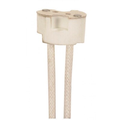 Satco 90-1590 Bi-Pin Porcelain Socket For G4-GX5.3-GY6.35 Base, cULus Listed