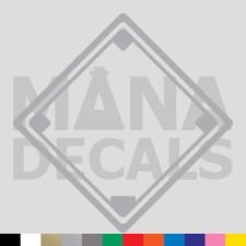 Baseball Diamond Vinyl Die Cut Decal Sticker - Sport Athlete Base Homerun Field