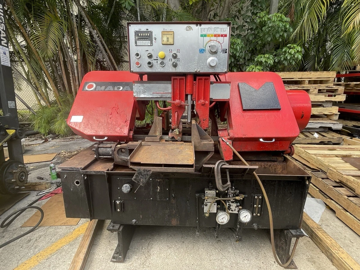 AMADA HA 250 W AUTOMATIC HORIZONTAL BANDSAW HA250W eBay
