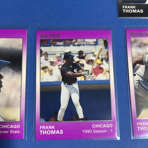 🔥1991 STAR CO. RARE SILVER FRANK THOMAS SET ONLY 400 SETS W/Promo💥Ebay POP 1 - Picture 5 of 23