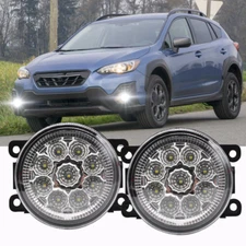 Front Clear Bumper Fog Light Driving Lamp For Subaru Crosstrek Impreza 2018-2021