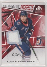 2021-22 Upper Deck SP Game Used CHL Edition Red Jersey Logan Stankoven #33 0z59
