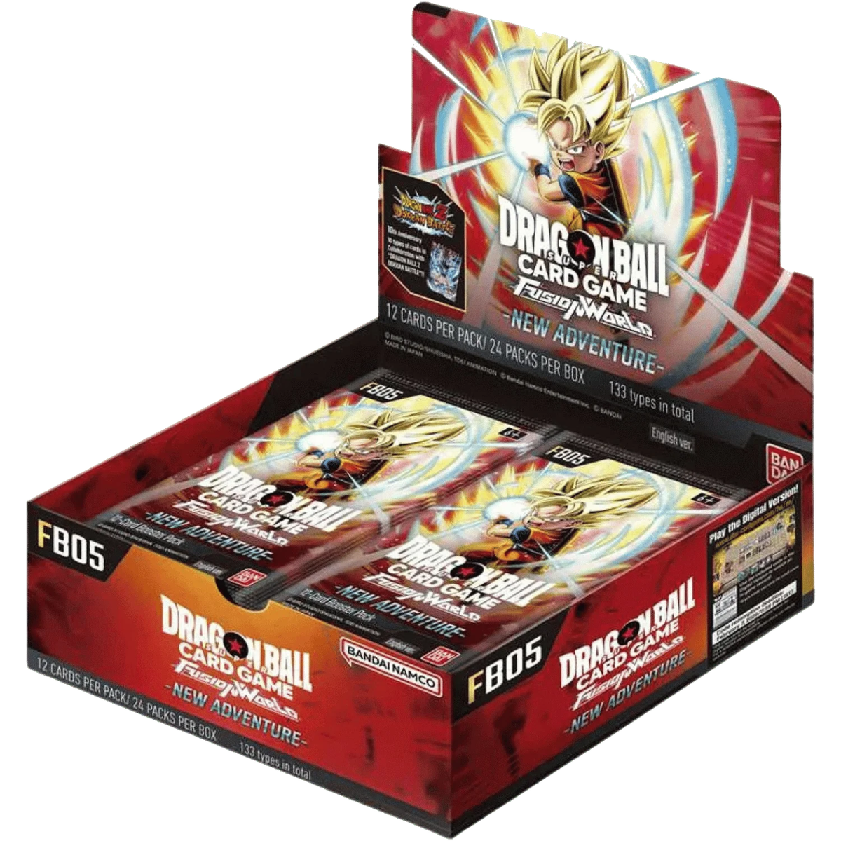 fusion world new adventure booster box Dragon Ball Super Fusion World New Adventure Booster Box main image 1