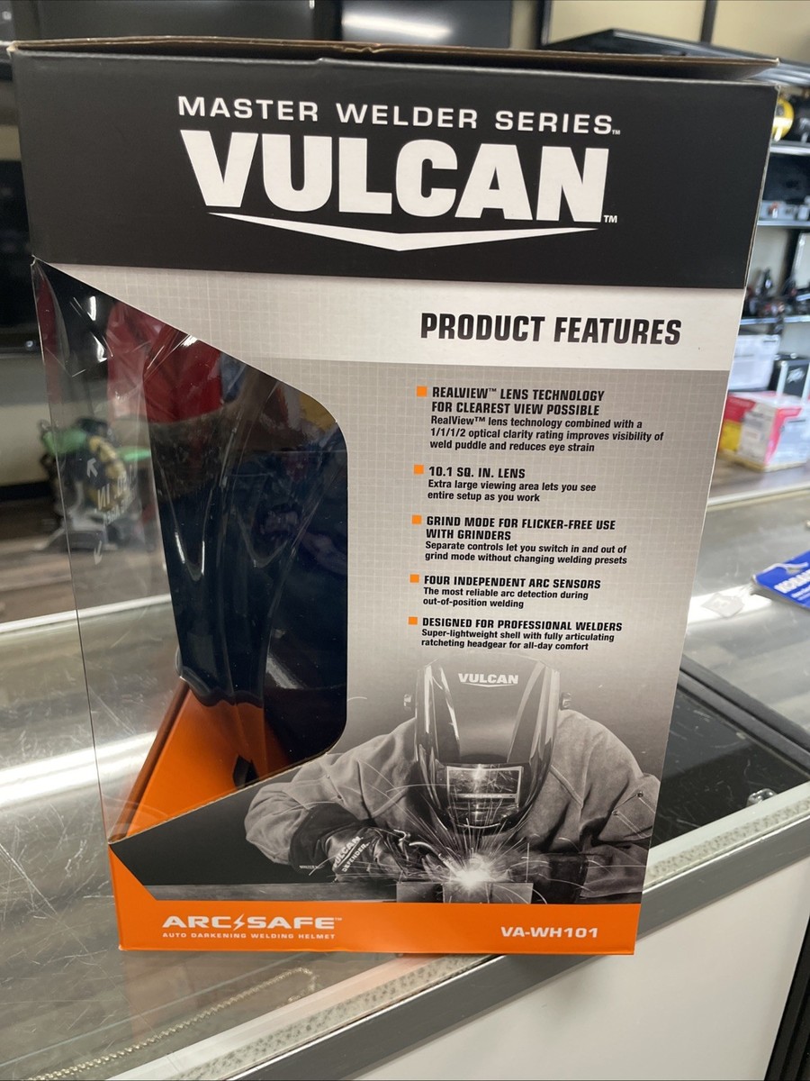 茶 gan VULCAN ARCSAFE Auto Darkening Welding Helmet for $119.99