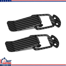 2-pack Black Metal Universal Car Bumper Security Hook Lock Clips 2-pack Black Metal Universal Car Bumper Security Hook Lock Clips