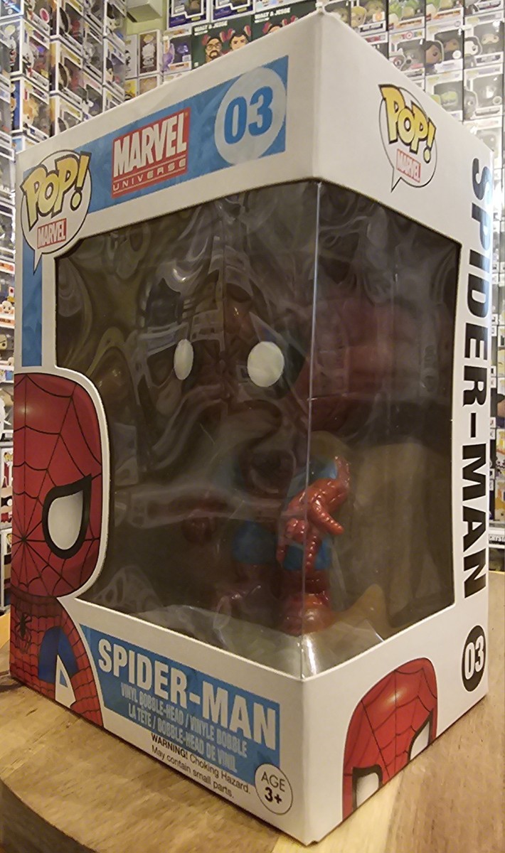 Funko pop!Marvelのスパイダーマンのフィギュアシリーズ03 Spider-Man Marvel Funko Pop 03 Figure New | eBay