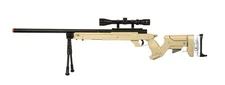 WellFire Sr22 Bolt Action Type 22 Airsoft Sniper rifle with Scope & Bi-Pod