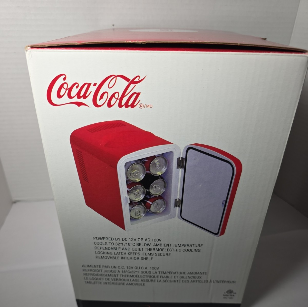 Coca-Cola 冷温庫 本体 NEW Coca-Cola CLASSIC MINI Cooler Thermoelectric Cooler, DC 12V or
