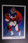 NFL HOFer THURMAN THOMAS (BILLS) AUTOGRAPH TRADING CARD~