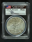 2013 Silver Eagle PCGS MS70 | First Strike | John Mercanti Signed Label