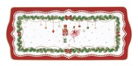Servierplatte Magie De Noel Weihnachtszauber 35X15Cm Porzellan In Gb Easy Life