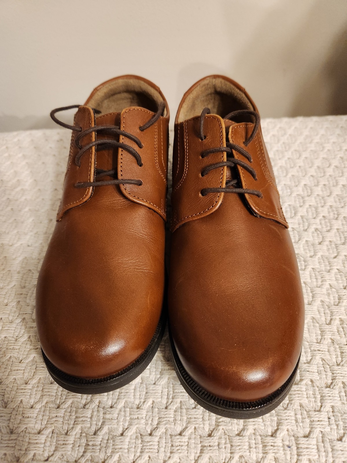 SAOLA Florsheim Comfortech Mid Town Derby a punta liscia giovanile 7M pelle