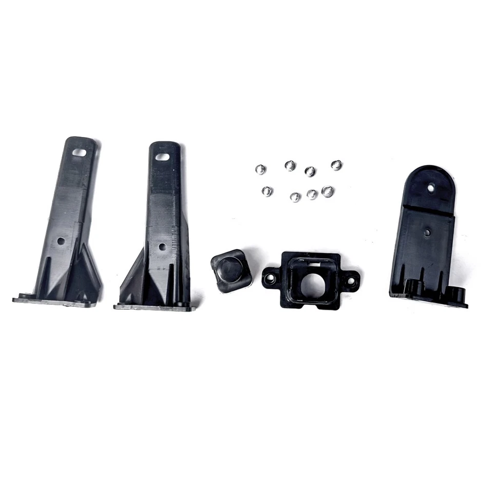 Parachoques delantero negro brillante estilo GT para Mercedes Benz GLC X253 2015-2019 Foto 4 de 4