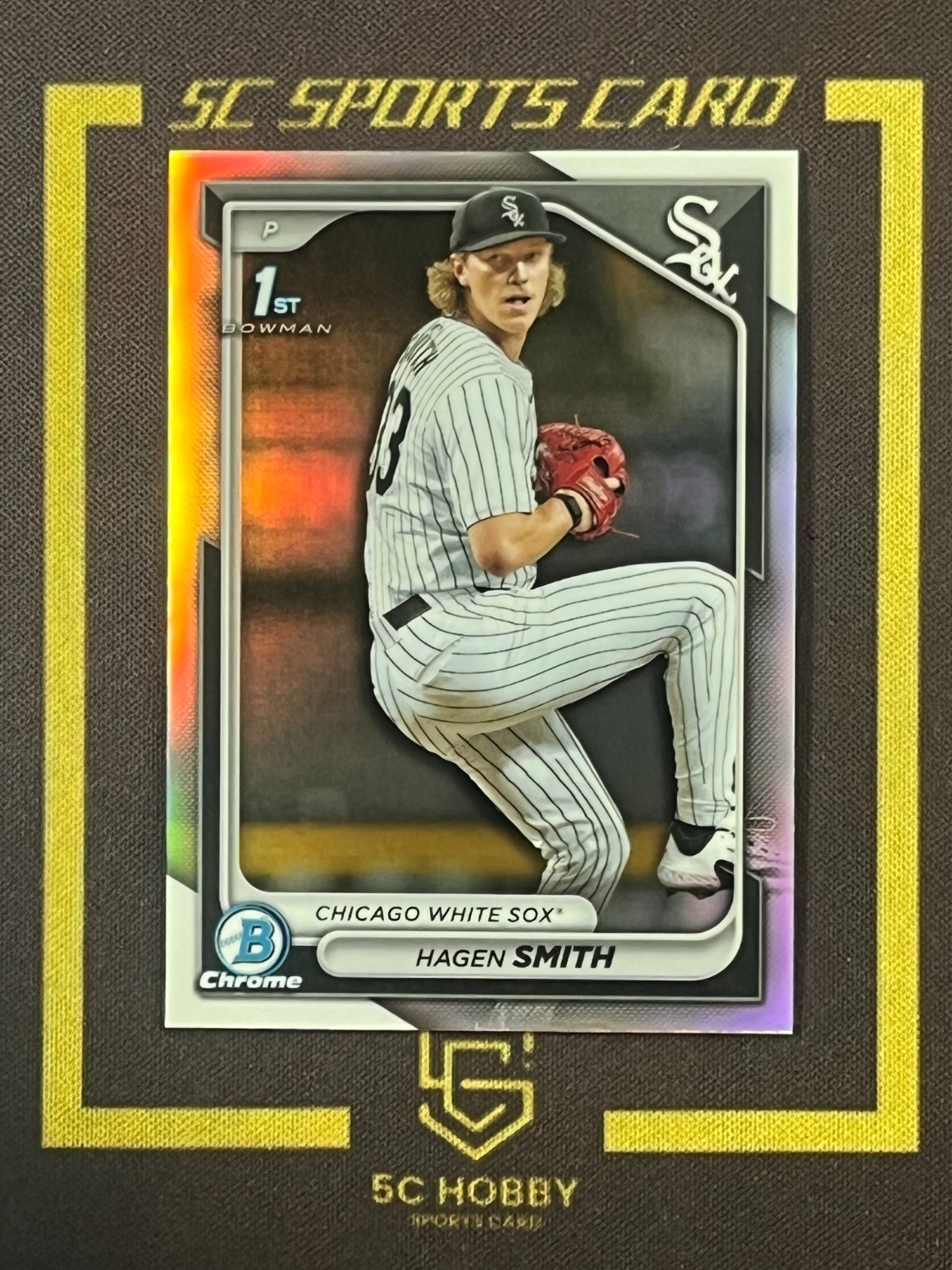 2024 Bowman Chrome 1ST Prospect Refractor Hagen Smith FCJX