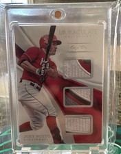 2017 Immaculate Collection Material Trios Jersey Relic Joey Votto 1/1 
