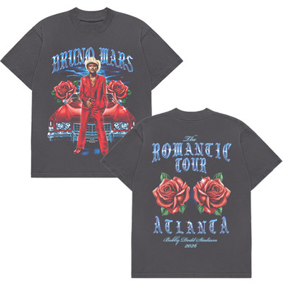 Bruno *Mar  2026 Atlanta The Romantic Tour Two Sides T-Shirt