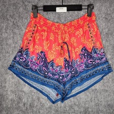 Free People Shorts Size Small Embellished Boho Gypsy Lounge San Paulo Beaded