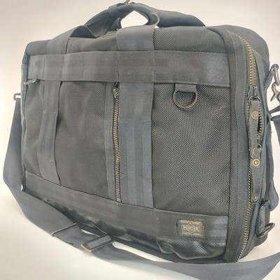 PORTER YOSHIDA HEAT 3WAY Briefcase Shoulder bag Black Japan Authentic