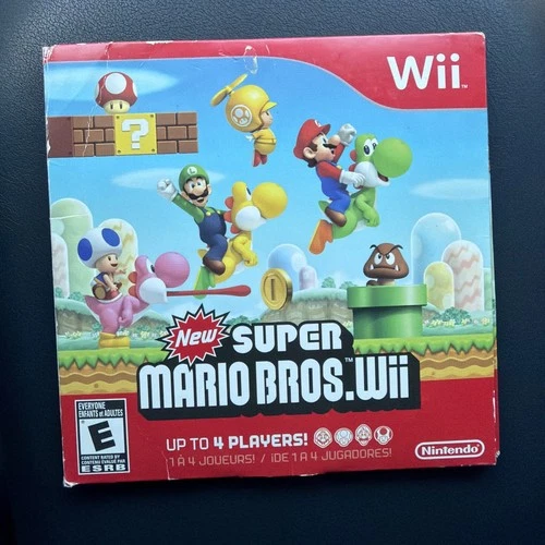 Nintendo Wii New Super Mario Bros. Wii Multiplayer Platformer NTSC-U/C