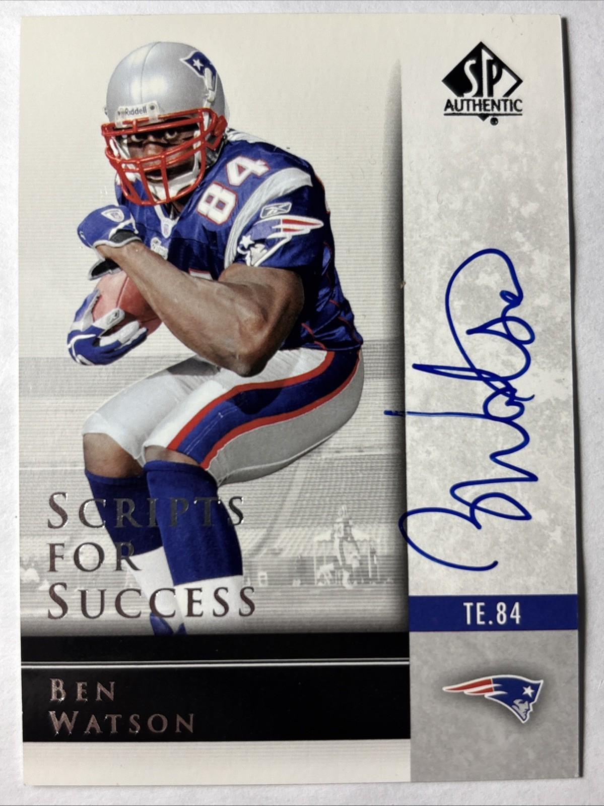 Ben Watson SP Authentic Scripts for Success Autograph #SSBW Base