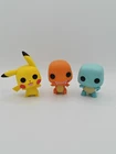 Funko Pop Pokémon Lot (3) Pikachu Squirtle Charmander #553 #504 #455