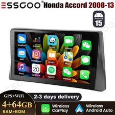 10" Android 15 For Honda Accord 2008-2013 Car Stereo CarPlay FM Radio GPS 4+64GB