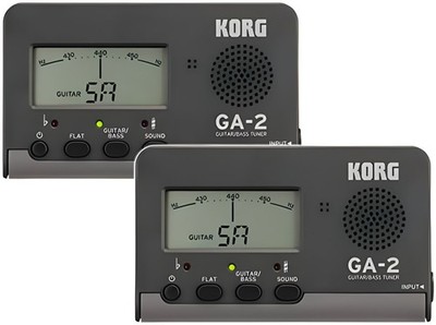 [Bulk Purchase] KORG Guitar/Bass Tuner GA-2 Black x Light Gray Set of 2