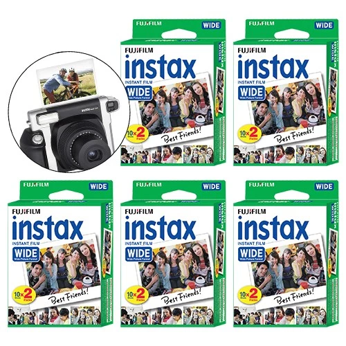 Fujifilm INSTAX WIDE Instant Film 100 Sheets for Wide 400 Camera & Link Printer - product listing photo