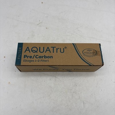AquaTru Replacement Pre/Carbon Water Filter Stages 1-2 New In Box