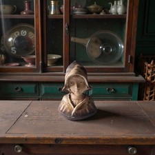 Ancien buste de femme en plâtre hauteur 20 cm 