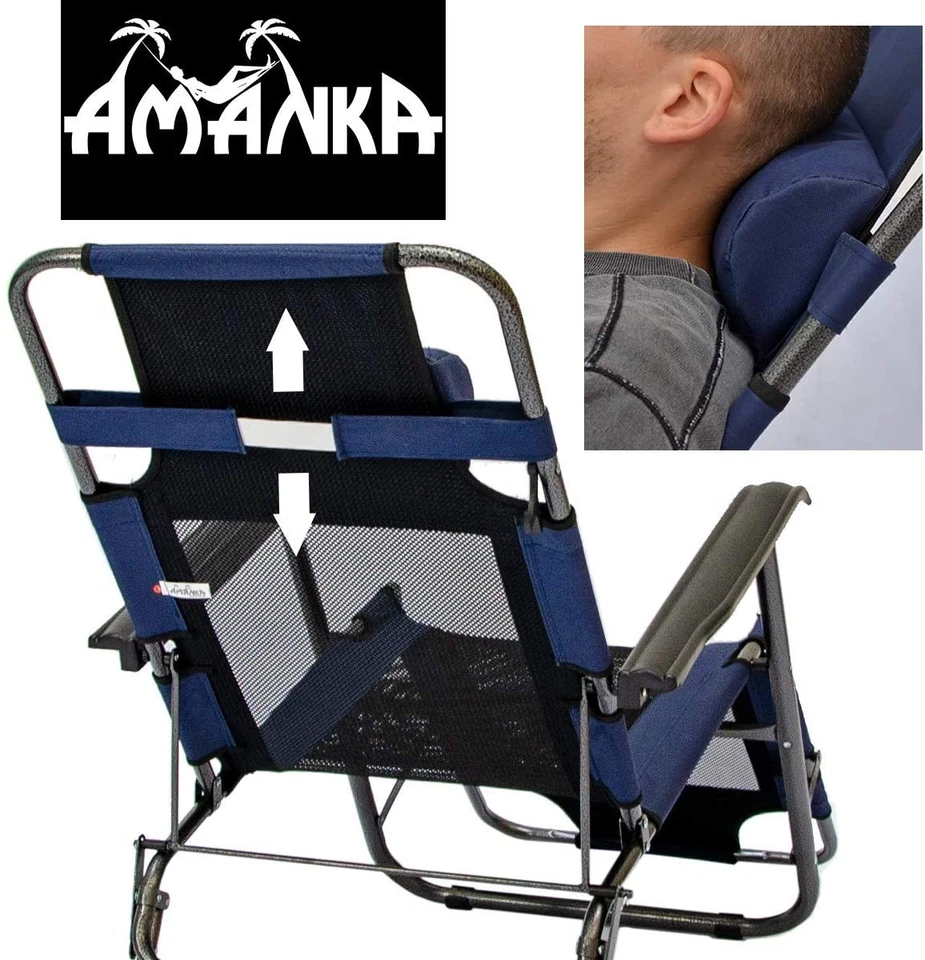 Liegestuhl Gartenliege Sonnenliege Strandliege Campingliege Liege Gartenstuhl - Bild 4 von 4