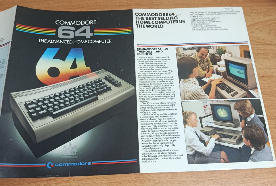 Microcomouter Commodore 64 Micronet BBC Microcomputer Sinclair ZX Spectrum Paperwork ...