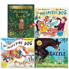 Julia Donaldson Collection 4 Books Set - Monkey Puzzle, The Detective Dog, The..