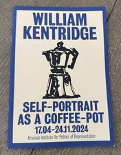 William Kentridge: Self-Portrait As A Coffee-Pot 2024 Swiss OFFICIAL Brochure