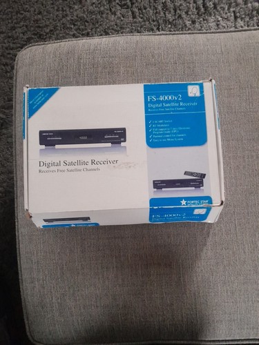 Fortec Remote Control Digital Satallite Receiver FS-4000 V2 & Remote Boxed Working Fortec ...
