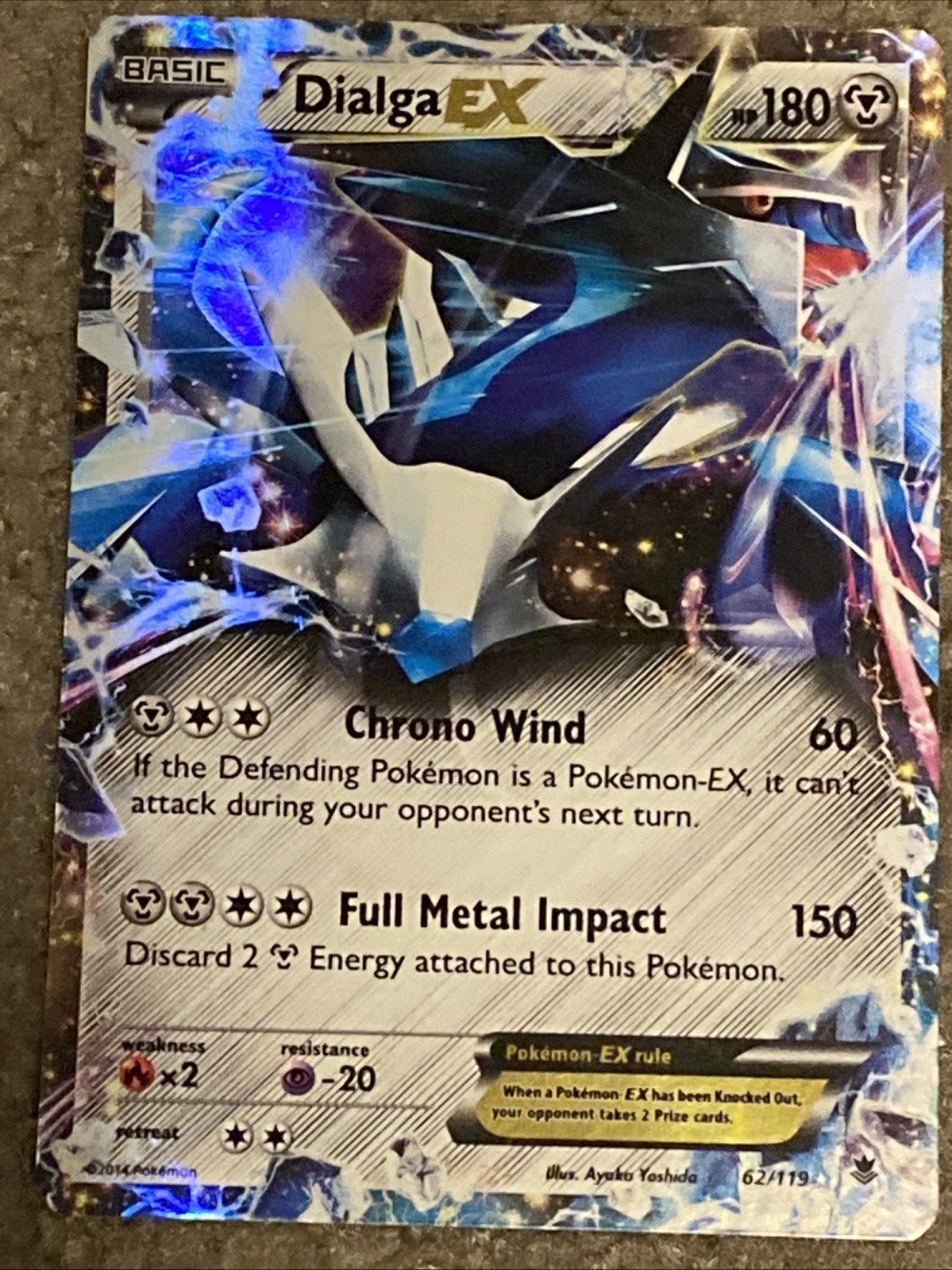 Dialga EX 62/119 XY - Phantom Forces Holo