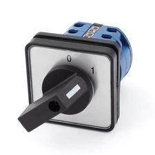 660V 20A 8 Terminals 2 Position 2Pole Rotary Selector Cam Changeover Switch