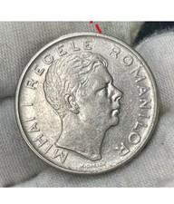 1943 Romania 100 Lei Coin Great Condition High Value